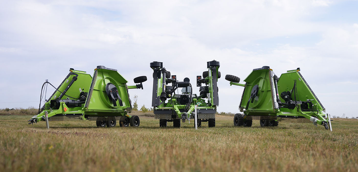 Schulte rotary cutters in a row flaman store